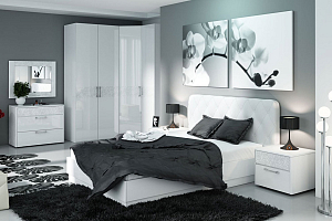 Стили спален с белой мебелью